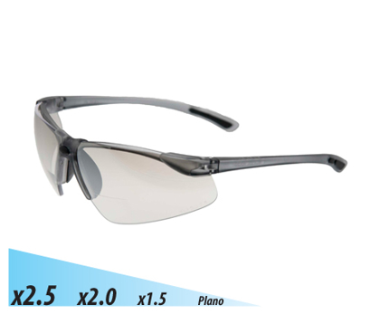 Picture of VisionSafe -101SM-2.0 - Silver I/O Mirror Safety Glasses