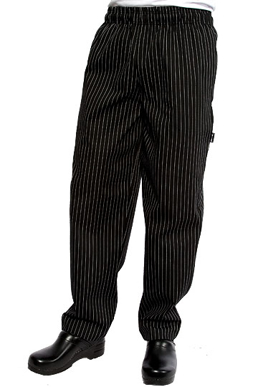 Picture of Chef Works - PINB - Pinstripe Designer Baggy