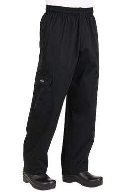 Picture of Chef Works - CPBL - Black Cargo Pant