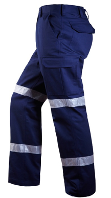 Picture of Ritemate Workwear-RM1004R-Cargo Trouser with 3M 8910 Reflective Tape