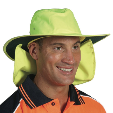 Picture of DNC Workwear-H055-HiVis Hat With Flap
