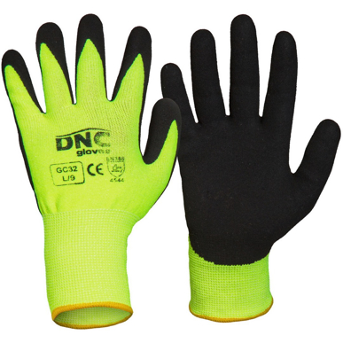 Picture of DNC Workwear-GC32-Hivis Cut5- Nitrile Sandy Finish