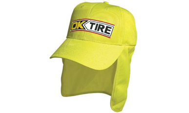 Picture of Headwear Stockist-3023-Luminescent Safety Cap with Flap