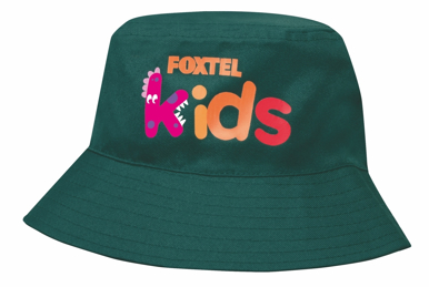Picture of Headwear Stockist-3938-Breathable Poly Twill Infants Bucket Hat