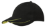 Picture of Headwear Stockist-4019-Brushed Heavy Cotton with Hi-Vis Laminated Two-Tone Peak