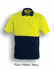 Picture of Bocini-SP0427-Unisex Adults Hi-Vis Safety Polo - Short Sleeve