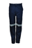 Picture of Bocini-WK1234-Unisex Adults Cotton Drill Work Pants With Reflective Tape