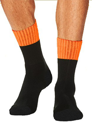 Picture of Bocini-SC1438-Unisex Adults Hi Vis Socks