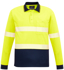 Picture of Syzmik-ZH530-Unisex Hi Vis Segmented L/S Polo - Hoop Taped