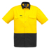 Picture of Syzmik-ZW815-Mens Rugged Cooling Hi Vis Spliced S/S Shirt