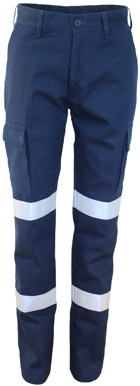 Picture of DNC Workwear-3330-Ladies Double Hoops Taped Cargo Pants