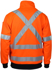 Picture of DNC Workwear-3933-Hivis 1/2 Zip Fleecy With ‘x’ Back & Additional Tape on the Back