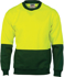 Picture of DNC Workwear Hi Vis Fleece Sweat Crew Neck Shirt  (3821)