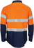 Picture of DNC Workwear Hi Vis Cool Breeze Vertical Vented Cotton Shirt With Gusset Sleeves, Generic Reflective Tape - Long Sleeve (3782)