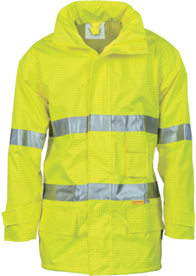 Picture of DNC Workwear-3875-HiVis Breathable & Anti-Static Jacket with 3M8906 Reflective Tape