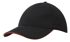 Picture of Headwear Stockist-4210-6PNL Brushed Heavy Cotton cap with sandwich trim