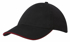 Picture of Headwear Stockist-4210-6PNL Brushed Heavy Cotton cap with sandwich trim