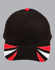 Picture of Winning Spirit - CH80 - Tri-Colour Heavy Brushed Cotton Contrast Cap