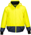 Picture of Prime Mover Workwear-MC464-Hi-Vis Essential 2-in-1 Bomber Jacket