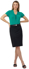 Picture of NNT Uniforms-CAT29W-BKP-Mid Length Pencil Skirt