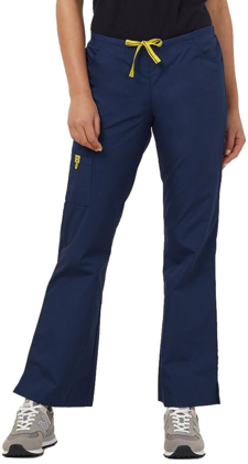 Picture of WonderWink The Romeo Women’s Flare Leg Cargo Pant (CAT3NP-NAV / 5026)