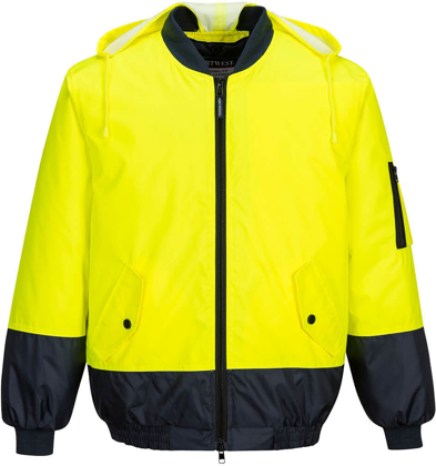 Picture of Prime Mover-MJ304-Hi Vis Bomber Jacket