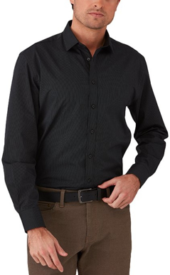 Picture of City Collection Xpresso Mens Long Sleeve Shirt (4257LS)