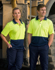 Picture of Australian Industrial Wear -SW01CD-Unisex High Visibility Cooldry Short Sleeve Polo