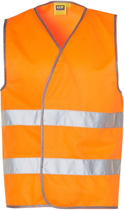 Picture of Australian Industrial Wear -SW44-Men's Taped Hi-Vis Safety Vest