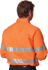 Picture of Australian Industrial Wear -SW52-Men's Taped Hi-Vis Cotton Drill Safety Shirt