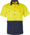 Picture of Australian Industrial Wear -SW57-Men's Hi-VIs Cool Breeze Short Sleeve Safety Shirt