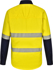 Picture of Australian Industrial Wear -SW83-Unisex Hi Vis Cool-Breeze Safety Long Sleeve Shirt (Segmented Tape)
