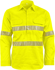 Picture of Australian Industrial Wear -SW87-Unisex Hi-Vis Cool Breeze Closed Front Long Sleeve Shirt With Perforated Tape