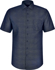 Picture of Winning Spirit Mens Ascot Short Sleeve Dot Jacquard Stretch Shirt (M7400S)