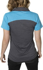 Picture of Be seen-BKP401L--Ladies Charcoal Heather Soft Touch Fabric Front And Back Polo Featuring Contrast Shoulder Panel