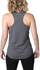 Picture of Be seen-BKRB725L-Ladies charcoal heather soft touch fabric razor back singlet