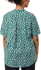 Picture of NNT Uniforms Antibacterial Petal Print Short Sleeve Tunic - Emerald (CATUHU-EMR)