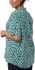 Picture of NNT Uniforms Antibacterial Petal Print Short Sleeve Tunic - Emerald (CATUHU-EMR)