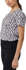 Picture of NNT Uniforms Antibacterial Petal Print Short Sleeve Top - Grey(CATUFA-GYT)