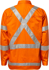 Picture of NCC Apparel Mens Lightweight Hi Vis Long Sleeve Vented Cotton Drill Shirt With X Pattern CSR Reflective Tape (WS6010)