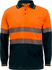 Picture of NCC Apparel Mens Hi Vis Two Tone Long Sleeve Micromesh Polo With Pocket And CSR Reflective Tape (WSP409)