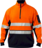 Picture of NCC Apparel Mens Hi Vis Half Zip Cotton Reflective Pullover (WT8018)