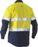 Picture of Bisley Workwear Recycled Taped Two Tone Hi Vis Drill Shirt (BS6996T)