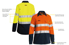 Picture of Bisley Workwear Tencate Tecasafe® Plus 700 Womens Taped Hi Vis FR Vented Shirt (BL8082T)