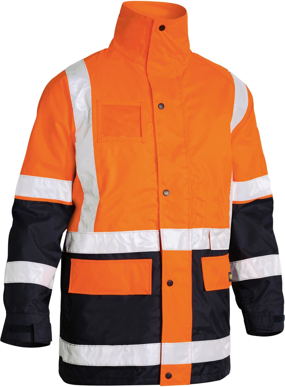 Picture of Bisley Workwear Taped 5 In 1 Rain Jacket (BK6975)