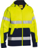 Picture of Bisley Workwear Taped Hi Vis Zip Fleece Hoodie With Sherpa Lining (BK6988T)