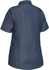 Picture of Bisley Workwear Womens Short Sleeve Denim Work Shirt (BL1602)