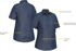 Picture of Bisley Workwear Womens Short Sleeve Denim Work Shirt (BL1602)