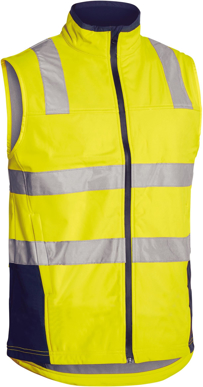 Picture of Bisley Workwear Taped Hi Vis Soft Shell Vest (BV0348T)