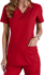 Picture of Cherokee Scrubs Womens Collection Knit Panel V-Neck Top (CH-WW645)